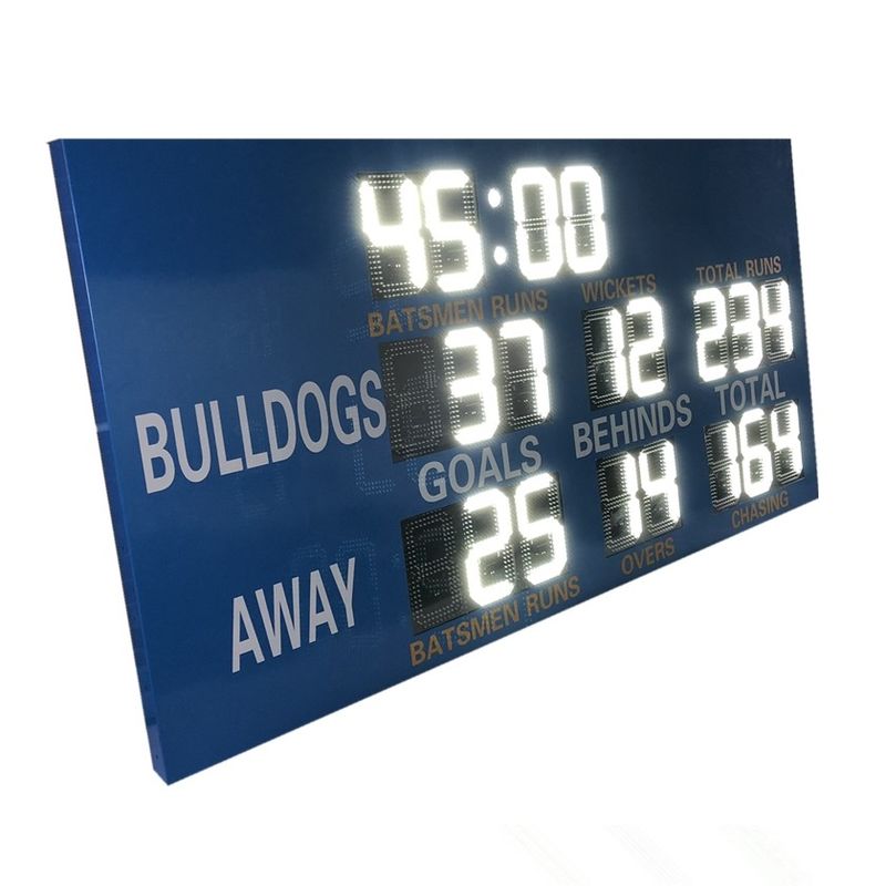 12 inch White Digits College Electronic Soccer Scoreboard Led Football Scoreboard